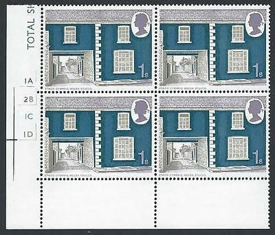 1970 Rural Architecture 1 - No Dot Cylinder Block - MNH