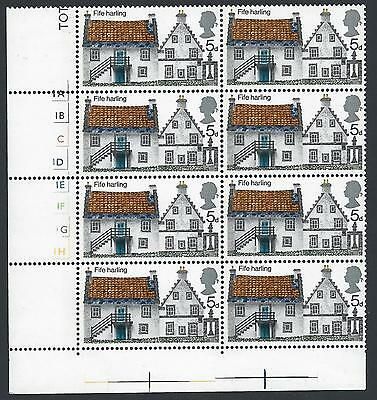 1970 Rural Architecture 5d Cylinder Block - Missing Cylinder Number MNH