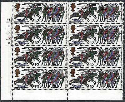 1966 Battle of Hastings 1 3 (Phos) - Listed Club Flaw + 2 MCFs - Cyl Block - MNH