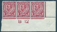 sg342 spec N11(1) 1d Scarlet B12(c) control perf type 2a Unmounted mint/MNH