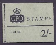 NP30 Sept 1968 2 - GPO booklet 6 @ 4d MNH