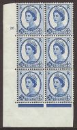 4d Multi Crowns on White cylinder 26 Dot perf type A (E I) MNH