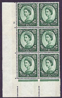 1 3 Violet 8mm Phosphor cylinder 2 No Dot perf A(E I) UNMOUNTED MINT MNH
