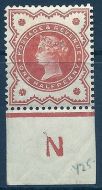 ½d Vermilion Jubilee control N imperf single damaged control letter MOUNTED MINT
