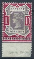 Sg 210fa variety 10d Purple  Carmine damage to frame UNMOUNTED MINT