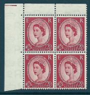 2½d Wilding Edward Crown variety - Doctor Blade Flaw UNMOUNTED MINT MNH