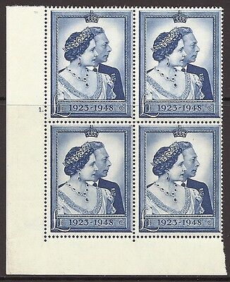 Sg 494 1948 Silver Wedding Cylinder 1 Dot perf type 5(I E) UNMOUNTED MINT MNH