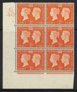 Sg 482 1940 2d Centenary Cylinder G40 2 No Dot UNMOUNTED MINT MNH