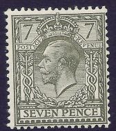 N27(4) 7d Sage Green Royal Cypher UNMOUNTED MINT/MNH