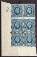 1934 10d Photogravure cyl block Y36 3 No dot perf 5(E I) UNMOUNTED MINT MNH