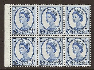 SB105 Wilding booklet pane Crowns - perf type I UNMOUNTED MNT MNH