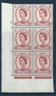 4½d Blue Phosphor on White cylinder 8 Dot perf type A(E I) UNMOUNTED MINT