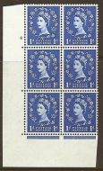 1d Multi Crowns on White cylinder 4 No Dot perf type A(E I) UNMOUNTED MINT MNH