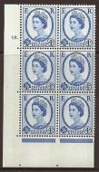 4d Violet 8mm Phosphor 2B cylinder 18 Dot perf type A(E I) UNMOUNTED MINT MNH