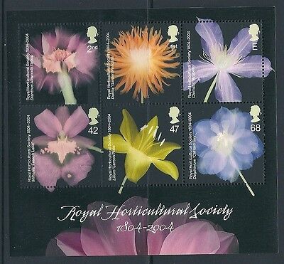 MS2462 2004 Bicentenary Royal Horticultural miniature sheet UNMOUNTED MINT/MNH