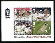 MS2573 2005 The Ashes England Winners miniature sheet UNMOUNTED MINT/MNH