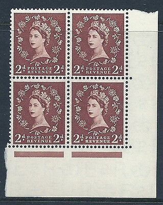 2d Wilding Edward Crown unlisted variety - Retouched REVENUE UNMOUNTED MINT