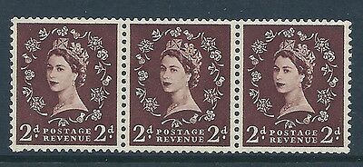 S37L 2d Wilding Edward Crown with variety - extra leg to R MOUNTED MINT