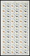 1966 Birds (Phos) Complete Sheet - UNMOUNTED MINT MNH