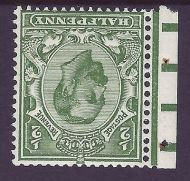 Sg 335wi Spec N3(1) ½d Green Downey Head Wmk Inv UNMOUNTED MINT MNH