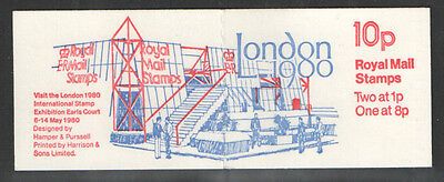 FA11a Jan 1980 - 1980 London Stamp Exhibition Folded Booklet - good perfs