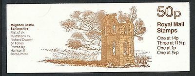 FB16a Jan 1981 Mugdock Castle 50p Folded Booklet - good perfs