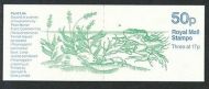 FB33a Nov 1985 Common Frog (pond life) Star 50p Folded Booklet - good perfs