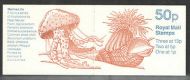 FB50 1986 Marine Life (1st) 50p Folded Booklet - good perfs