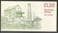 FJ2a 1980 Tin Mines - Folded Booklet - good perfs - no Cylinder