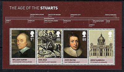 MS3094 2010 Age of the Stuarts miniature sheet UNMOUNTED MINT MNH