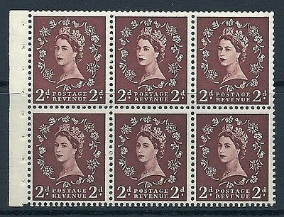 SB76 Wilding booklet pane Tudor perf type I UNMOUNTED MNT/MNH