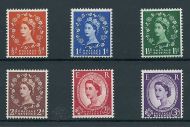 1957 1st graphites Full set of 6 values UNMOUNTED MINT