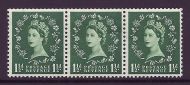 S26q 1½d Wilding Edward Crown listed variety - Flaw over O UNMOUNTED MINT MNH
