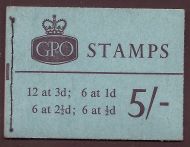 H52 5 - GPO Wilding booklet - Sept 1961 UNMOUNTED MINT MNH