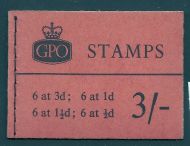 M22 3 - Wilding GPO booklet -  UNMOUNTED MINT MNH
