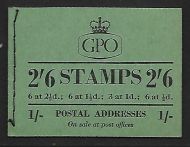 F16 2 6 GPO booklet - April 1954 UNMOUNTED MINT