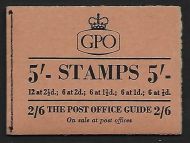 H13 5 - Wilding GPO booklet - Jan 1955 UNMOUNTED MINT MNH