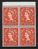 SB9 Wilding booklet pane Crown on Cream perf type AP UNMOUNTED MNT MNH
