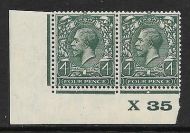 Spec N39(3) 4d Very Deep Grey Green Block Cypher Control X35 Light MOUNTED MINT