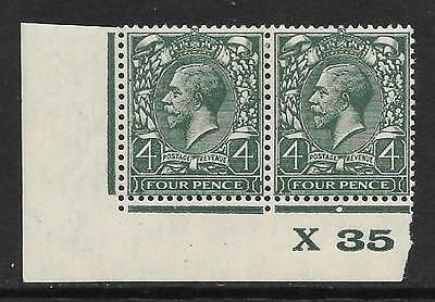 Spec N39(3) 4d Very Deep Grey Green Block Cypher Control X35 Light MOUNTED MINT