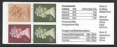 FB37 50p Roman Theatre (2nd Roman Britain) Folded Booklet Reversed Phosphor