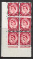 2½d Wilding Tudor Wmk Cylinder 2 Dot perf type A(E/I) UNMOUNTED MINT/MNH