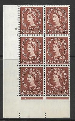 2d Wilding Edward Wmk Cylinder 8 No Dot perf type A(E I) UNMOUNTED MINT MNH