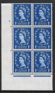 1d S13c Wilding Tudor Crown cylinder 2 No Dot perf type A(E I) UNMOUNTED MINT