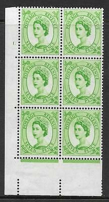 7d Wilding Multi Crown on White Cyl 1 Dot perf A(E I) UNMOUNTED MINT MNH