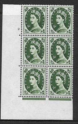 9d Wilding Multi Crown on White Cyl 2 No Dot perf A(E I) UNMOUNTED MINT