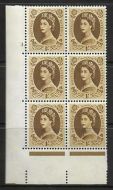 1 - Wilding Multi Crown on Cream Cyl 3 Dot perf A(E I) UNMOUNTED MINT