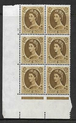 1 - Wilding Multi Crown on White Cyl 3 No Dot perf A(E I) UNMOUNTED MINT