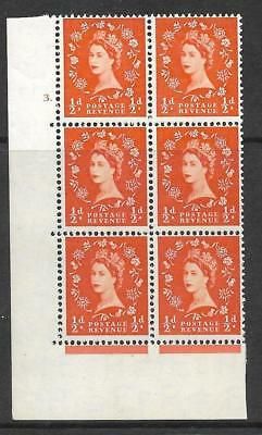 ½d Wilding Tudor Wmk Cylinder 3 Dot perf type A(E I) UNMOUNTED MINT