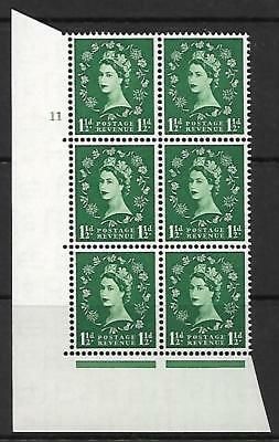 1½d Wilding Tudor Wmk Cylinder 11 No Dot perf type A(E I) UNMOUNTED MINT MNH